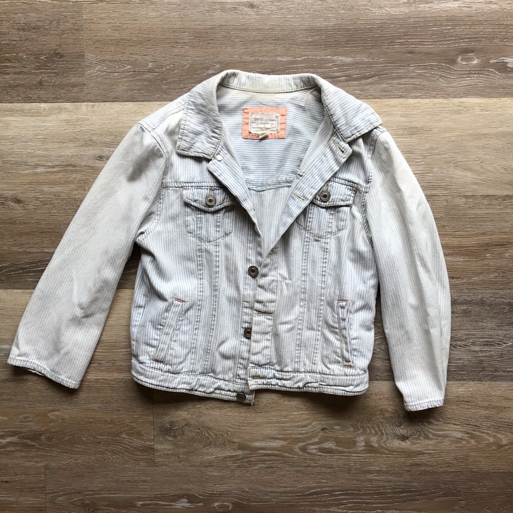 Pull & Bear | Striped Denim Jacket